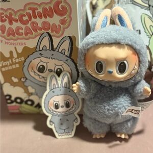 Authenticated POP MART Exciting Macaron Vinyl Labubu- Sea Salt Coconut